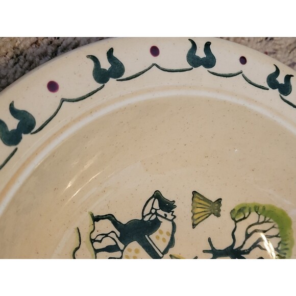 Metlox Poppytrail Provincial Homestead Serving Bowl #5 - Picture 4 of 5